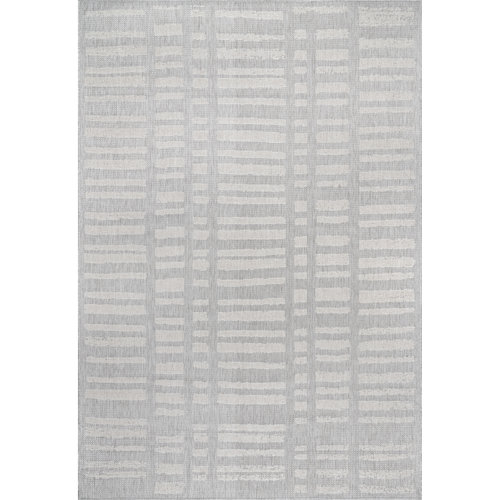 Eliora Gray/Beige Indoor/Outdoor Rug & Reviews Joss & Main